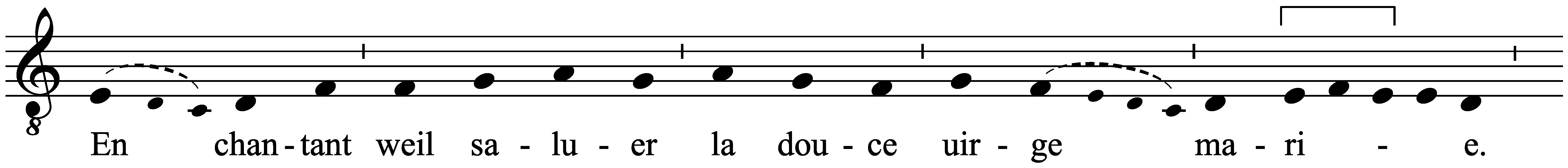 Work musical notation